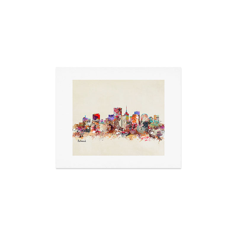 richmond virginia  Art Print Gallery Image 1
