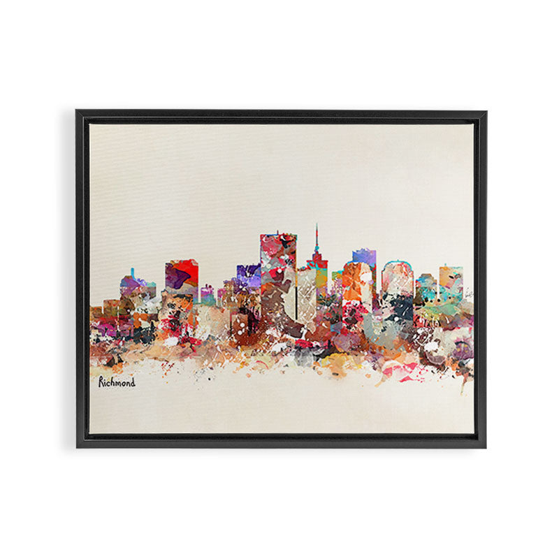 richmond virginia  Framed Canvas Print Gallery Image 2