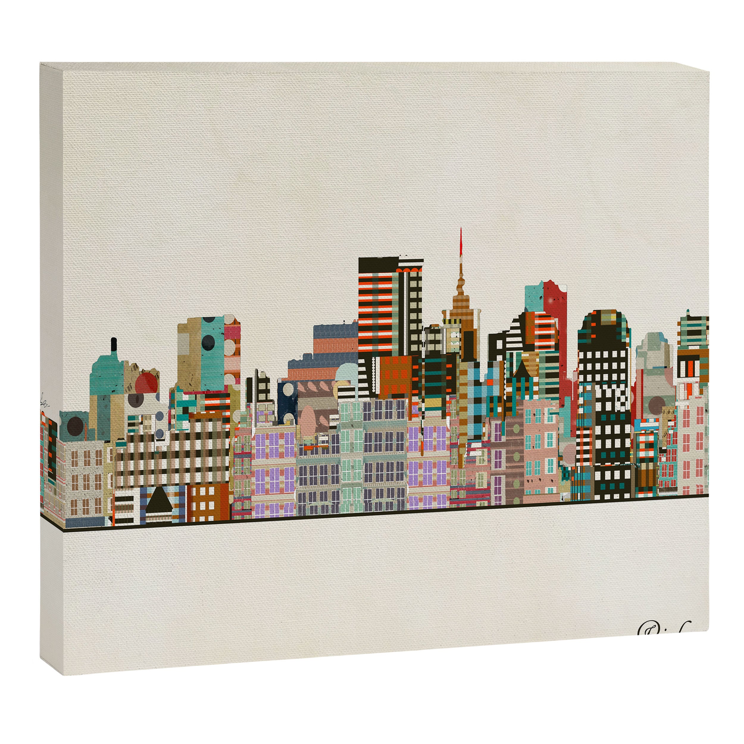 richmond virginia skyline Canvas Print Gallery Image 14