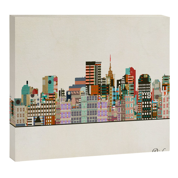 richmond virginia skyline Canvas Print Gallery Image 1