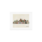 richmond virginia skyline Art Print Gallery Image 1