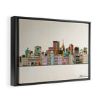 richmond virginia skyline Framed Canvas Print Gallery Image 2