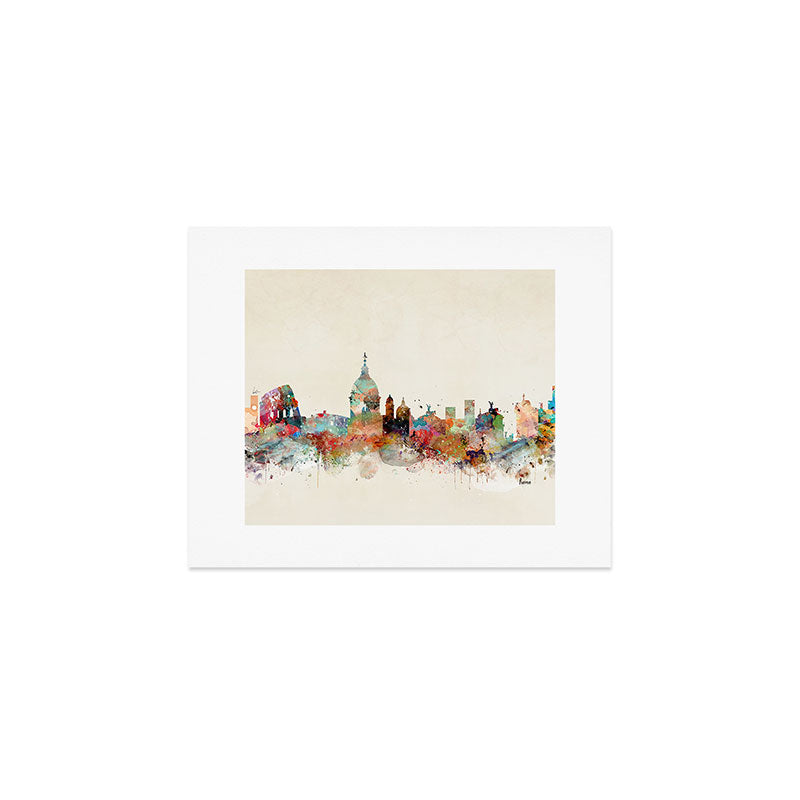 rome italy skyline Art Print Gallery Image 1