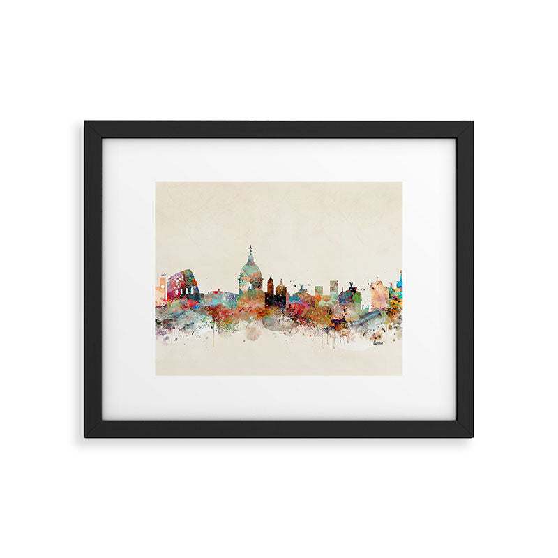 rome italy skyline Framed Art Print Gallery Image 5
