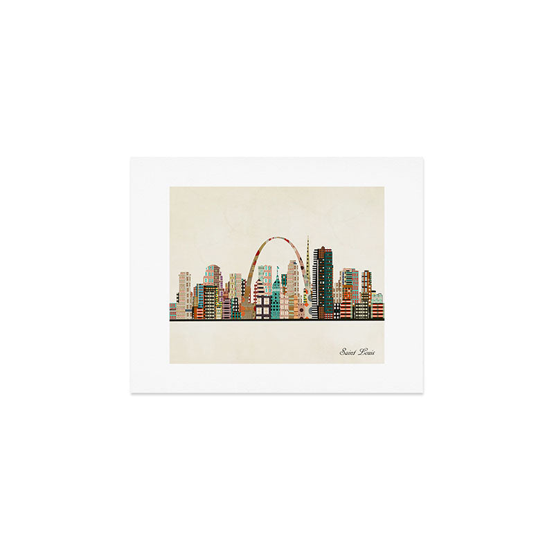 saint louis skyline Art Print Gallery Image 1