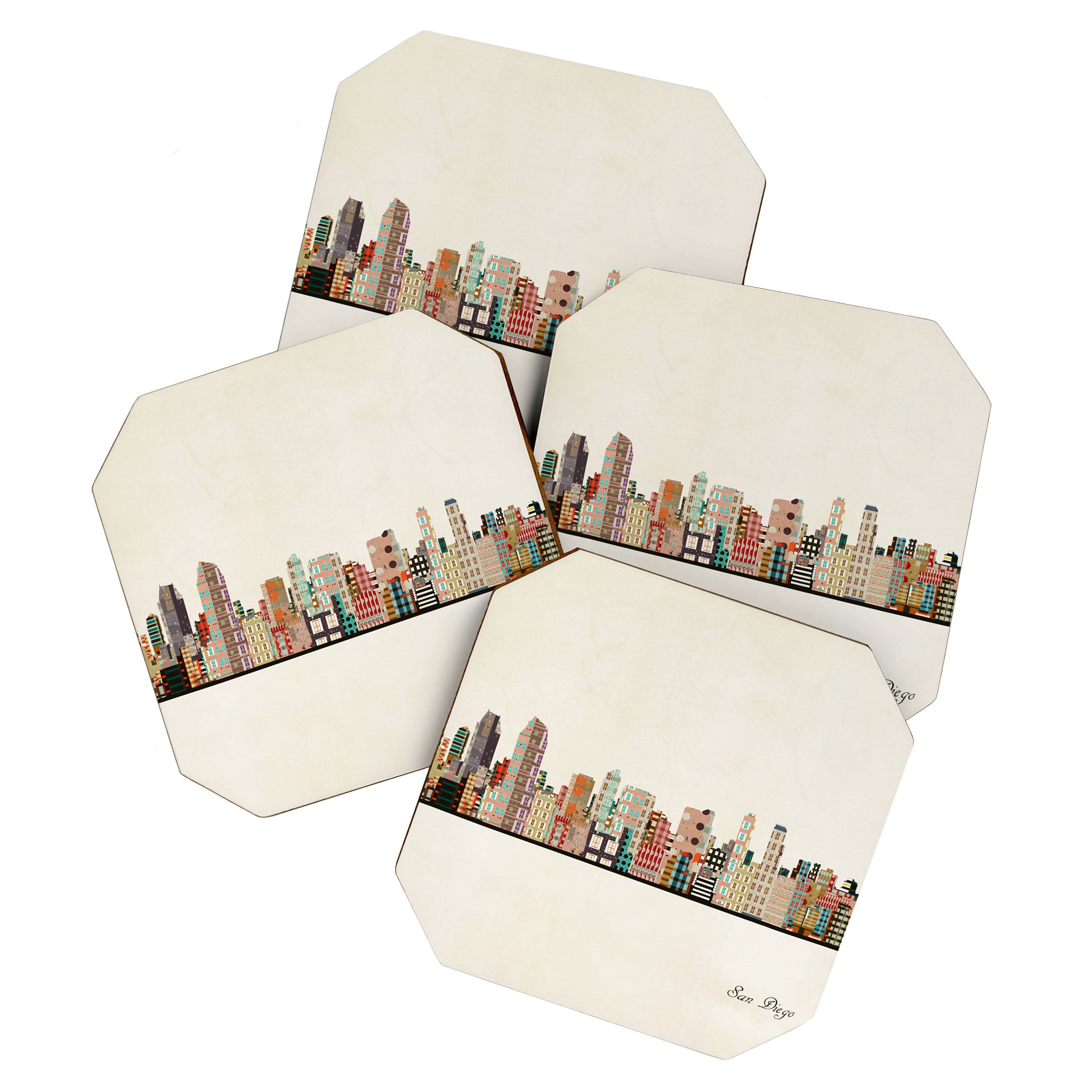san diego skyline Coaster Gallery Image 1