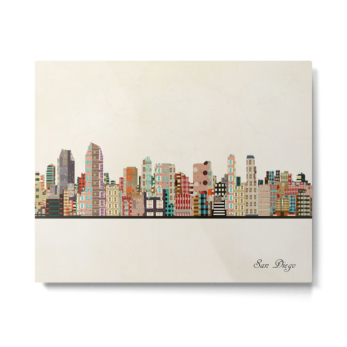 san diego skyline Metal Print Gallery Image 1