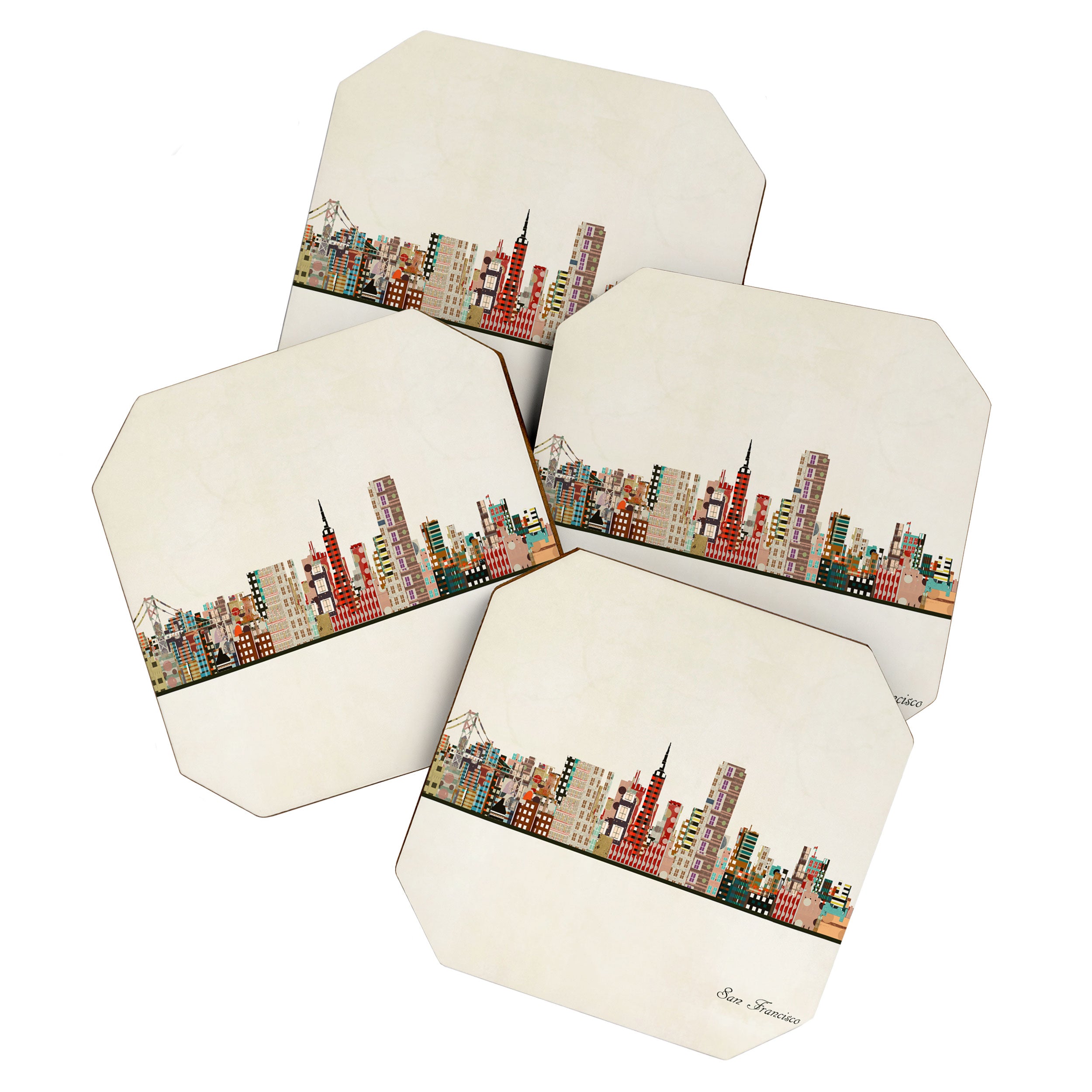 san francisco california Coaster Gallery Image 1