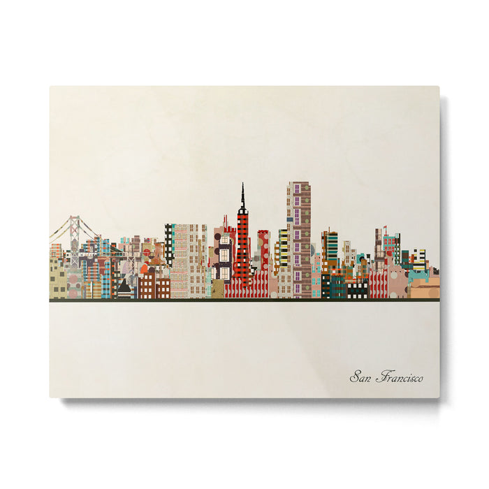 san francisco california Metal Print Gallery Image 1