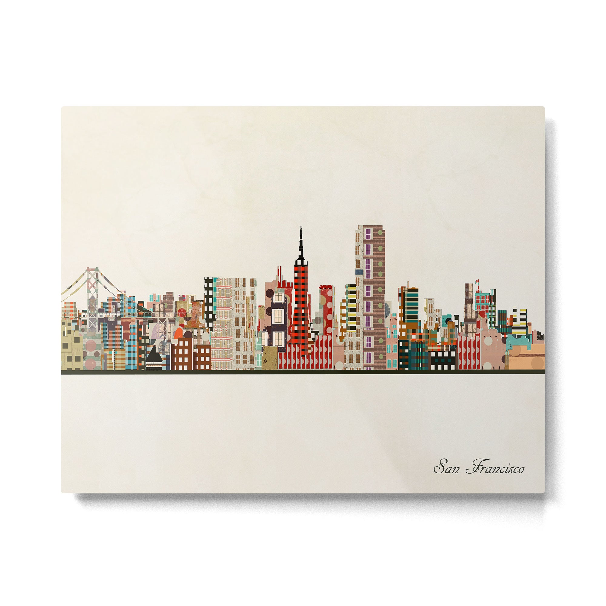 san francisco california Metal Print Gallery Image 6