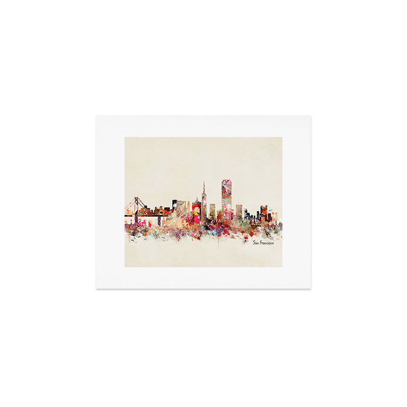 San Francisco city Art Print Gallery Image 1