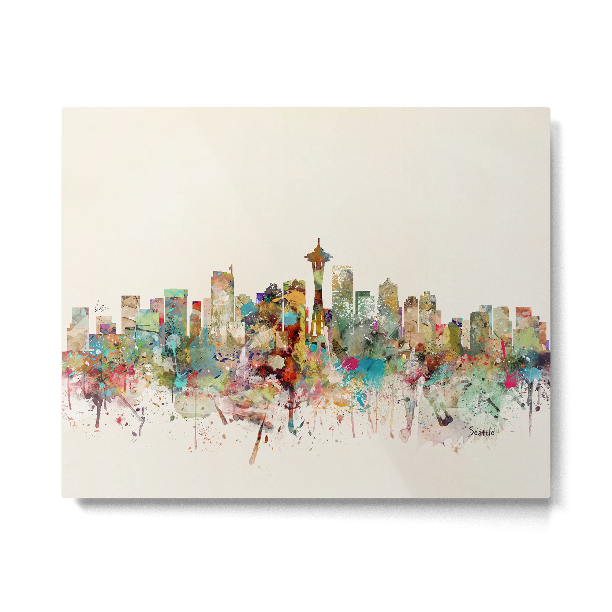 seattle skyline Metal Print Gallery Image 6