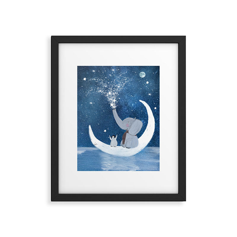 shooting stars Framed Art Print Gallery Image 6