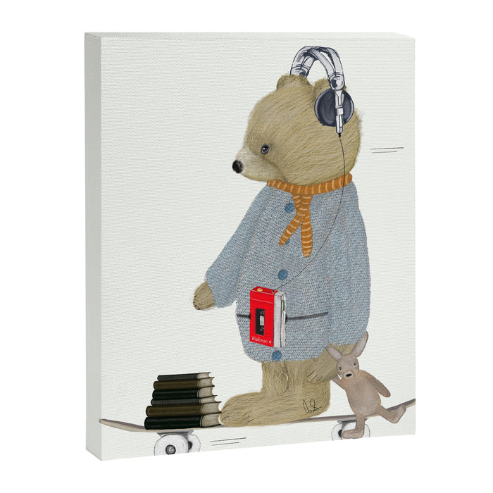 skate bear Canvas Print Gallery Image 1