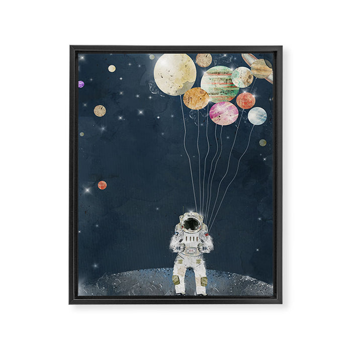 solar collector Framed Canvas Print Gallery Image 1