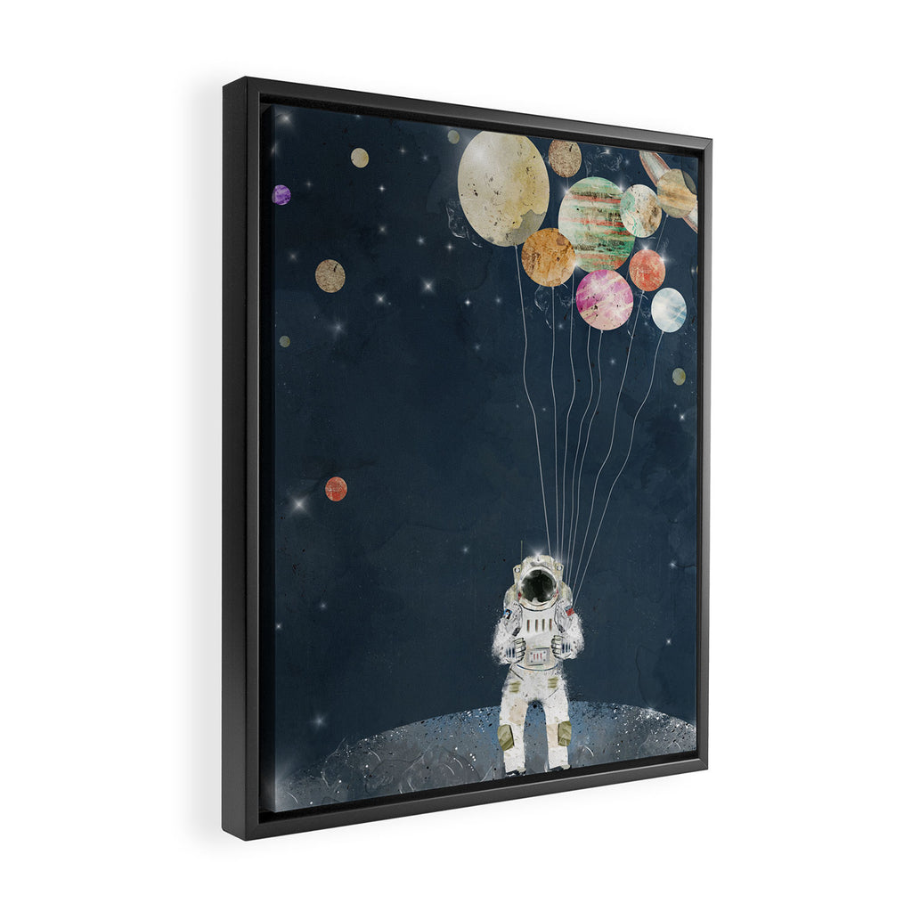 solar collector Framed Canvas Print Gallery Image 2