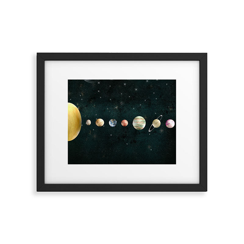 solar system Framed Art Print Gallery Image 6