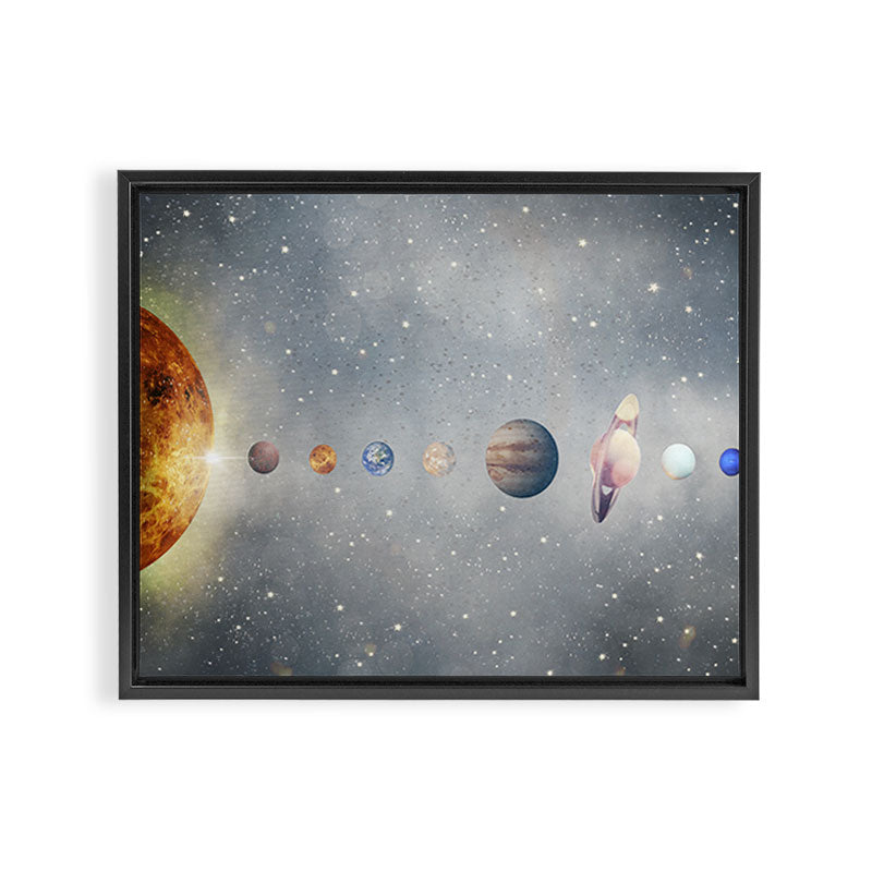 solar system Framed Canvas Print Gallery Image 3