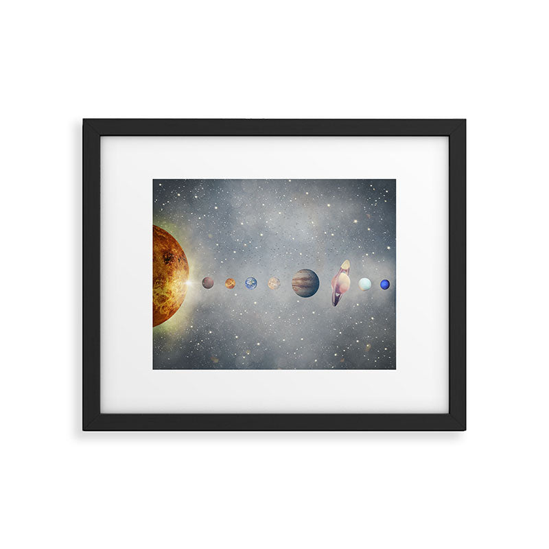solar system Framed Art Print Gallery Image 6