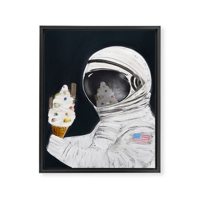 space cone Framed Canvas Print Gallery Image 1