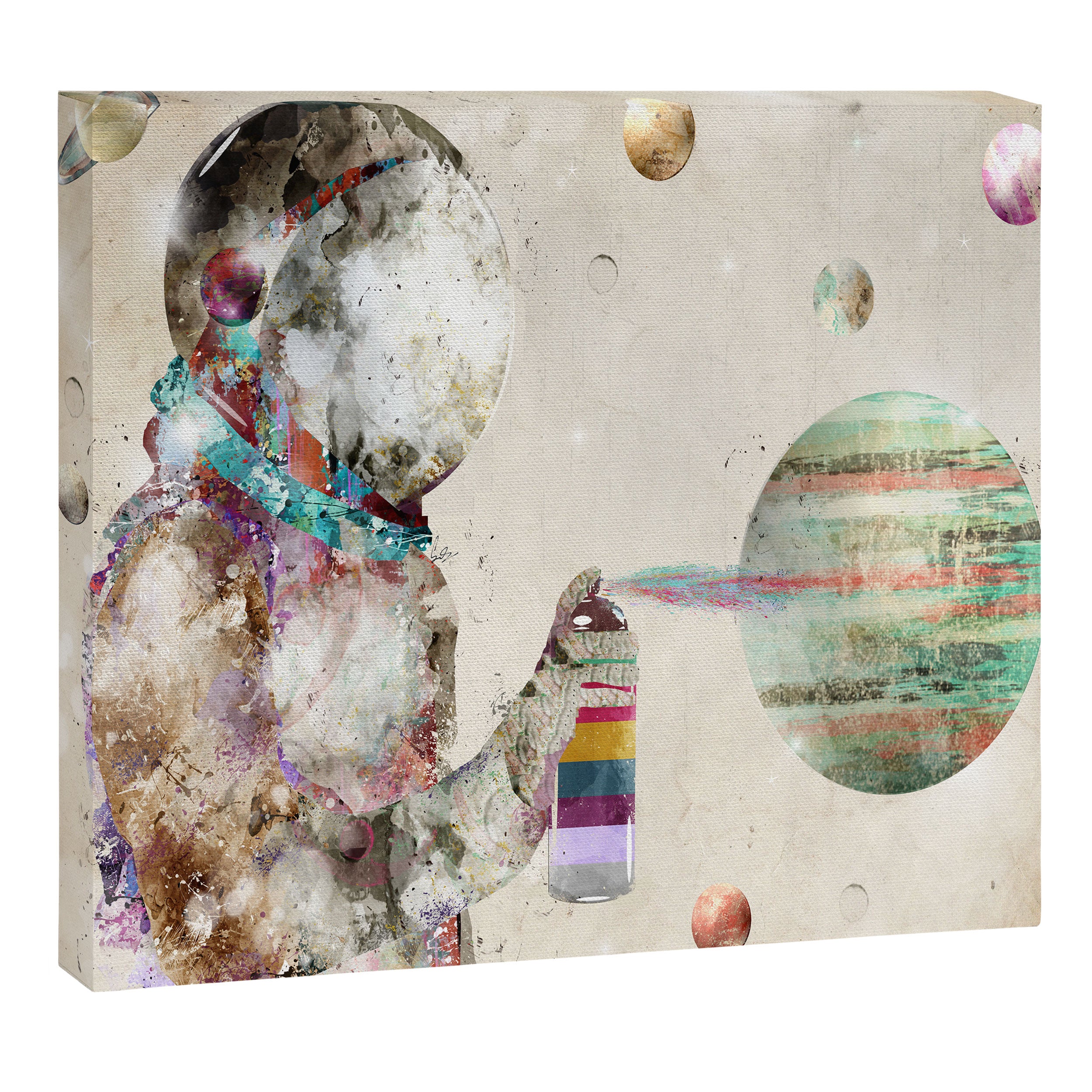 space graffiti Canvas Print Gallery Image 12