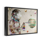 space graffiti Framed Canvas Print Gallery Image 6