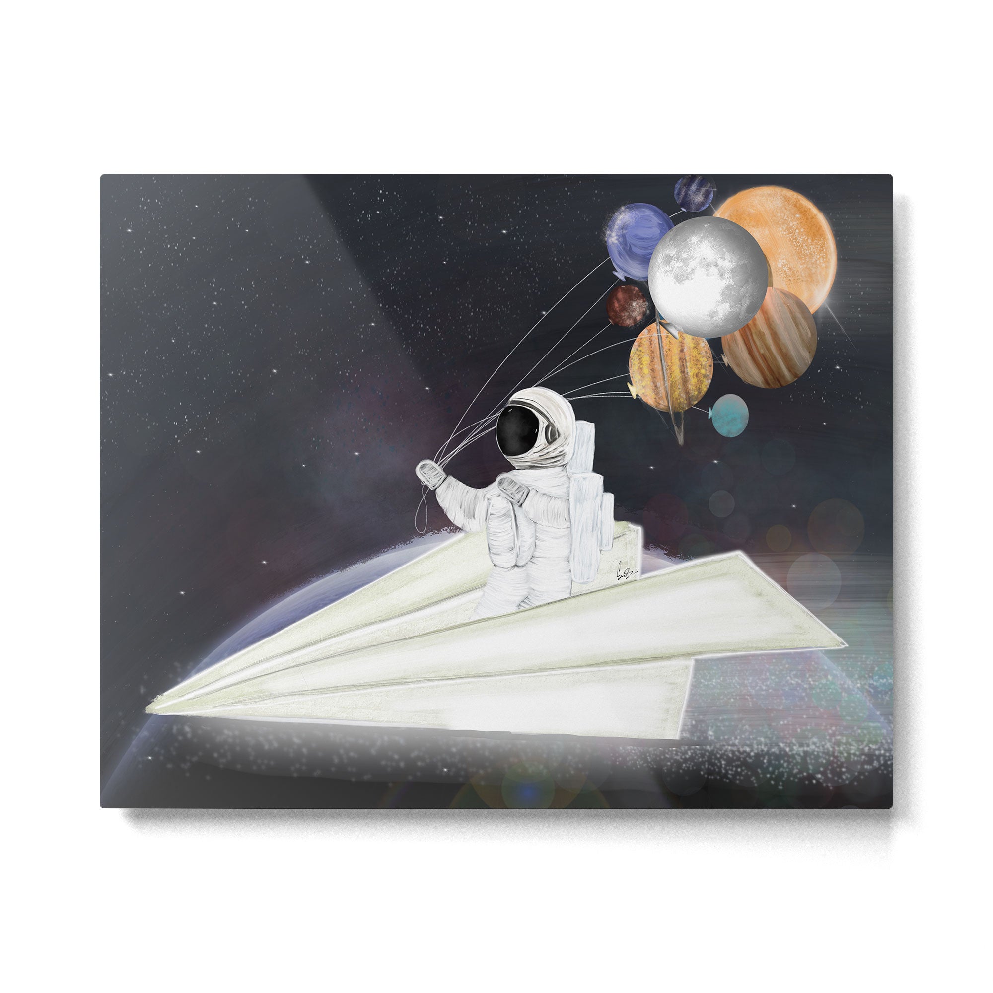 space sailing Metal Print Gallery Image 6