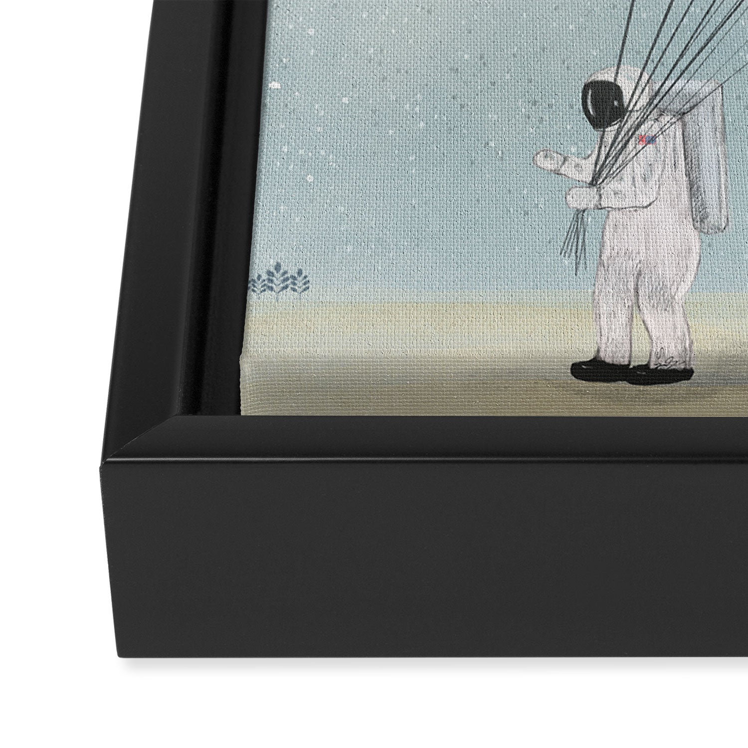 Space Walk Framed Canvas Print Gallery Image 3