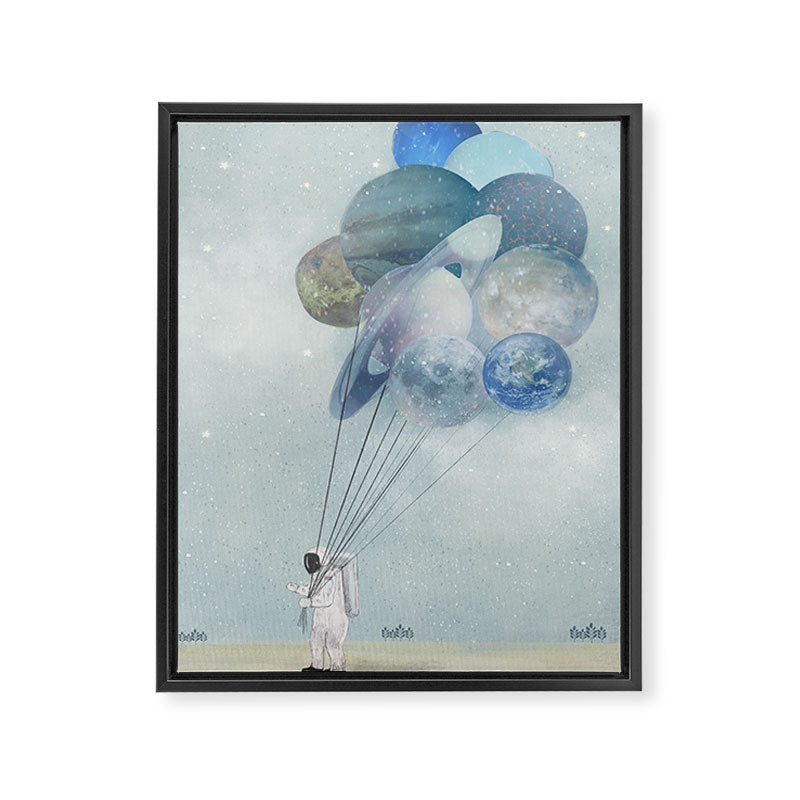 Space Walk Framed Canvas Print Gallery Image 8