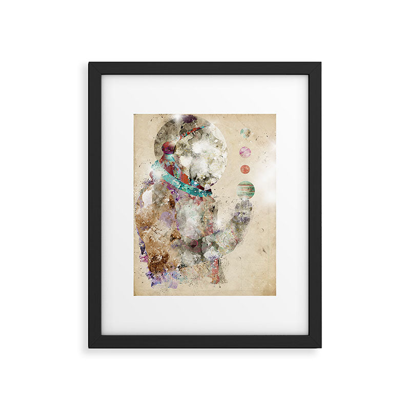 spaceman Framed Art Print Gallery Image 5