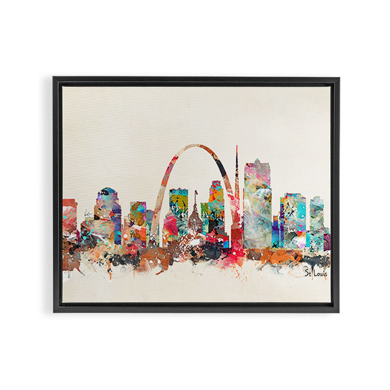 st louis missouri Framed Canvas Print Gallery Image 2