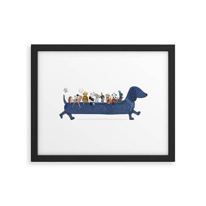 starlight chien Framed Art Print Gallery Image 1