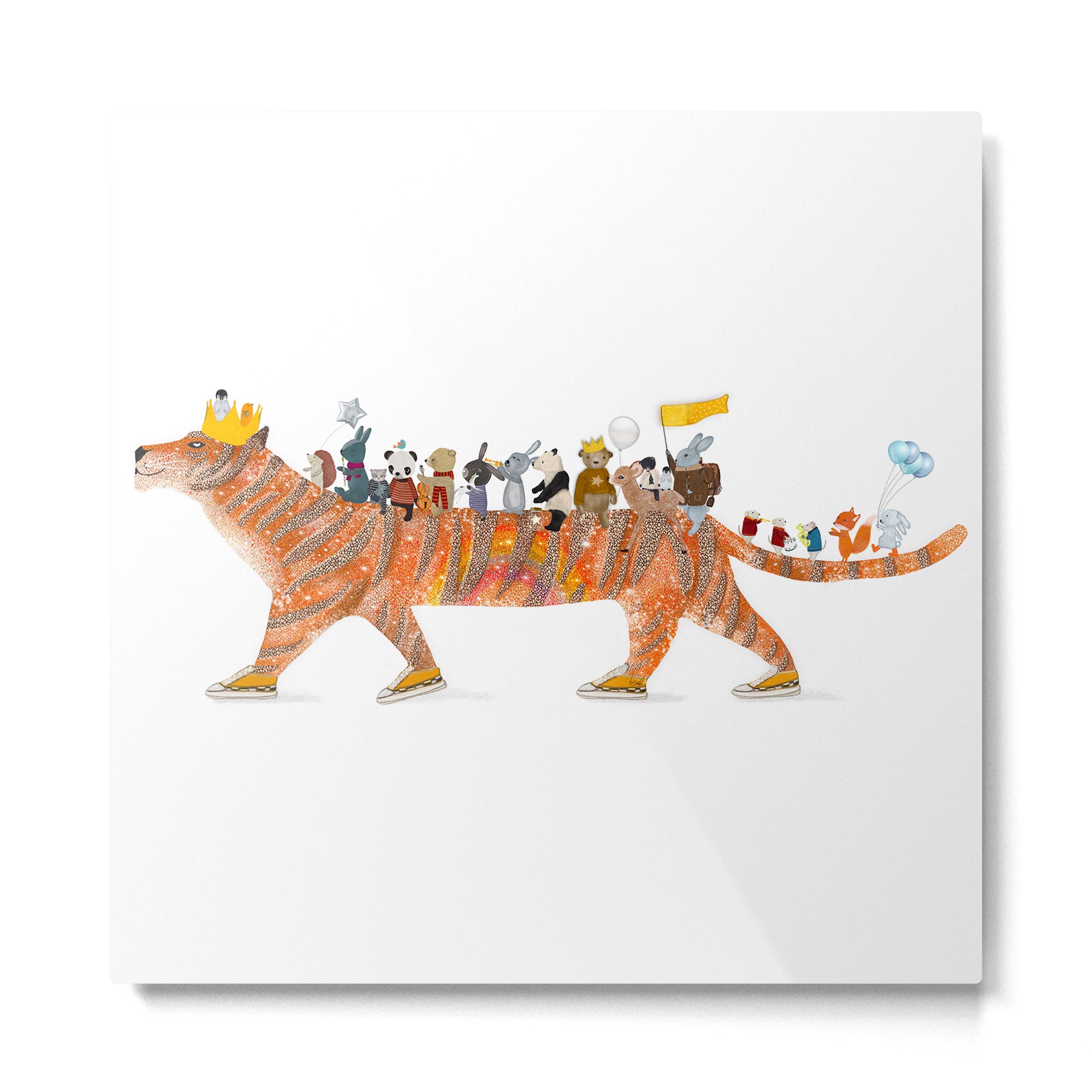 starlight tigerdoodle Metal Print Gallery Image 2