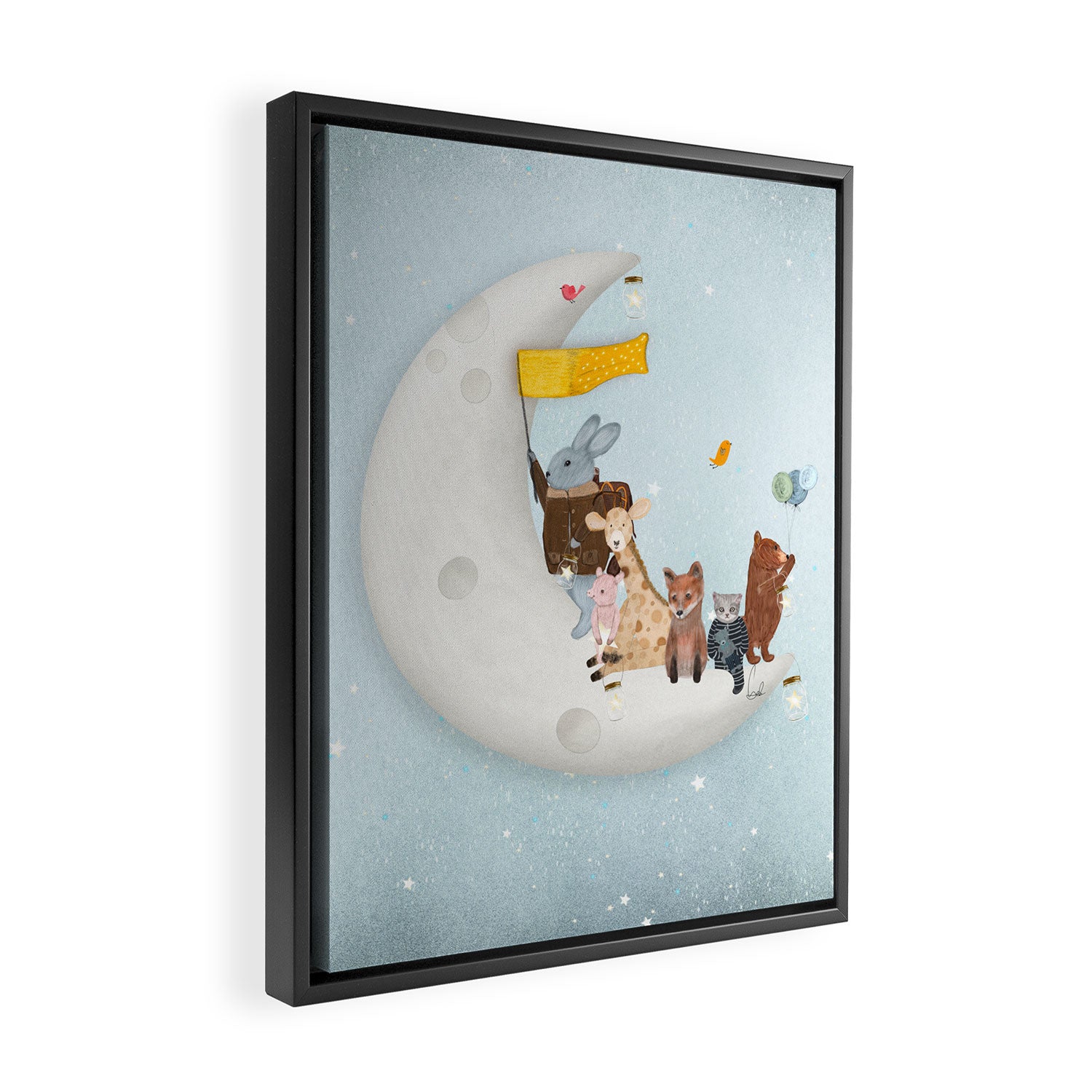 starlight wishes with you Framed Canvas Print Gallery Image 2