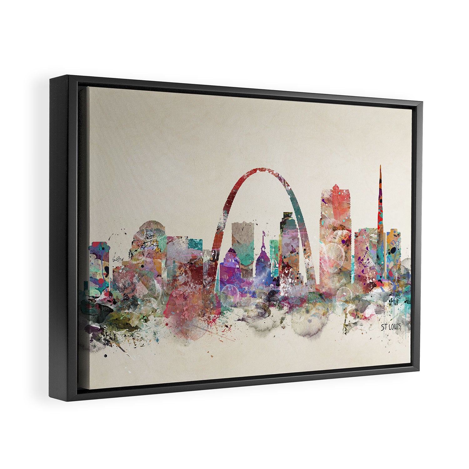 St.louis missouri skyline Framed Canvas Print Gallery Image 6