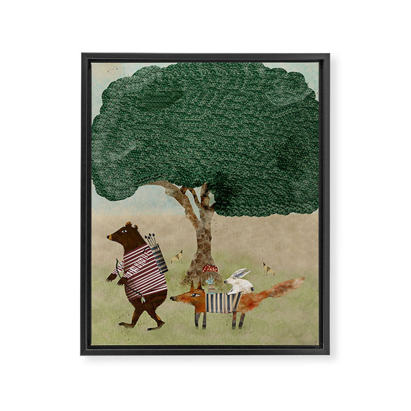 summers adventure Framed Canvas Print Gallery Image 6