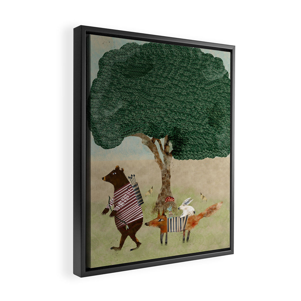 summers adventure Framed Canvas Print Gallery Image 2