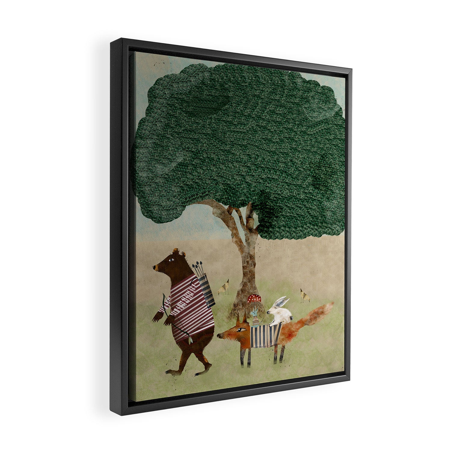 summers adventure Framed Canvas Print Gallery Image 2