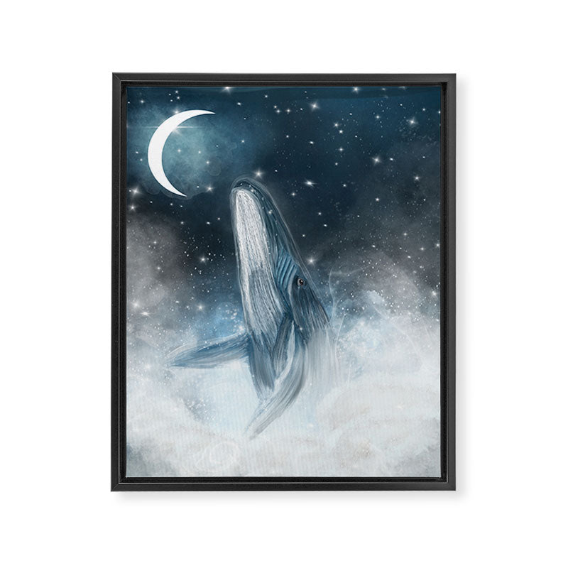 surfing the stars Framed Canvas Print Gallery Image 8