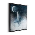surfing the stars Framed Canvas Print Gallery Image 2