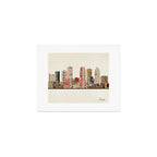 tampa skyline Art Print Gallery Image 1