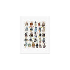 teddy bear alphabet Art Print Gallery Image 1