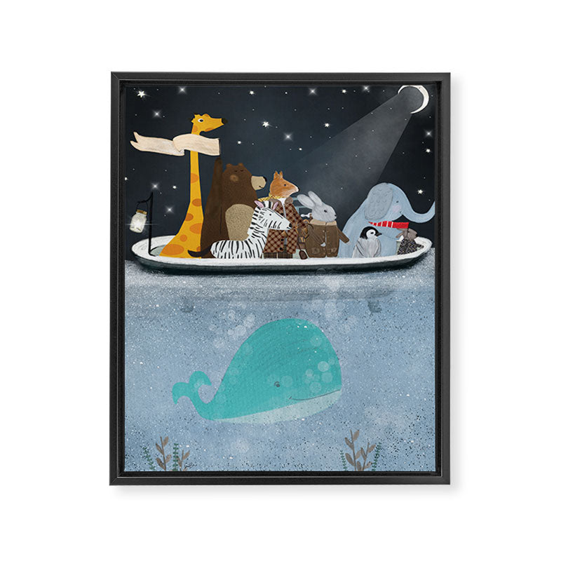 the adventure tub Framed Canvas Print Gallery Image 6