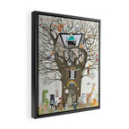 the alphabet tree Framed Canvas Print Gallery Image 2