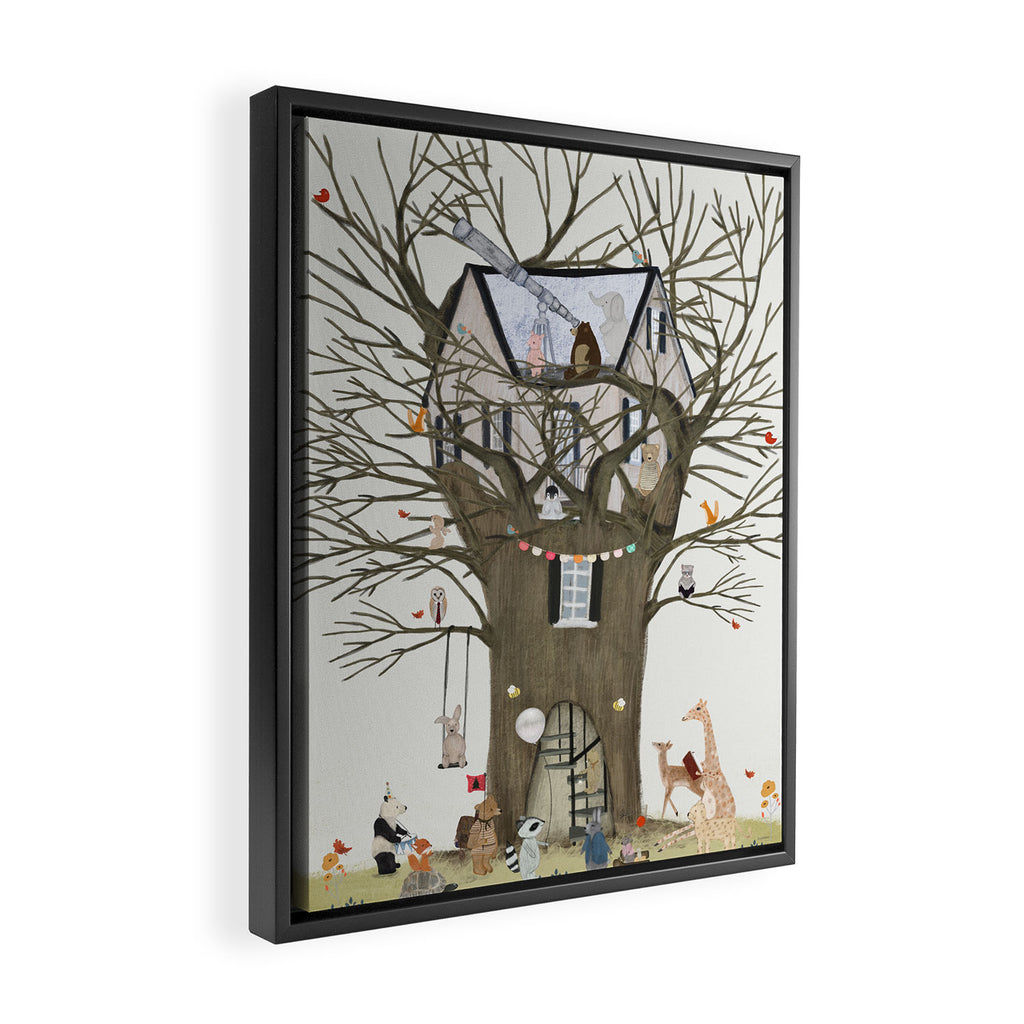 the astrology tree Framed Canvas Print Gallery Image 2