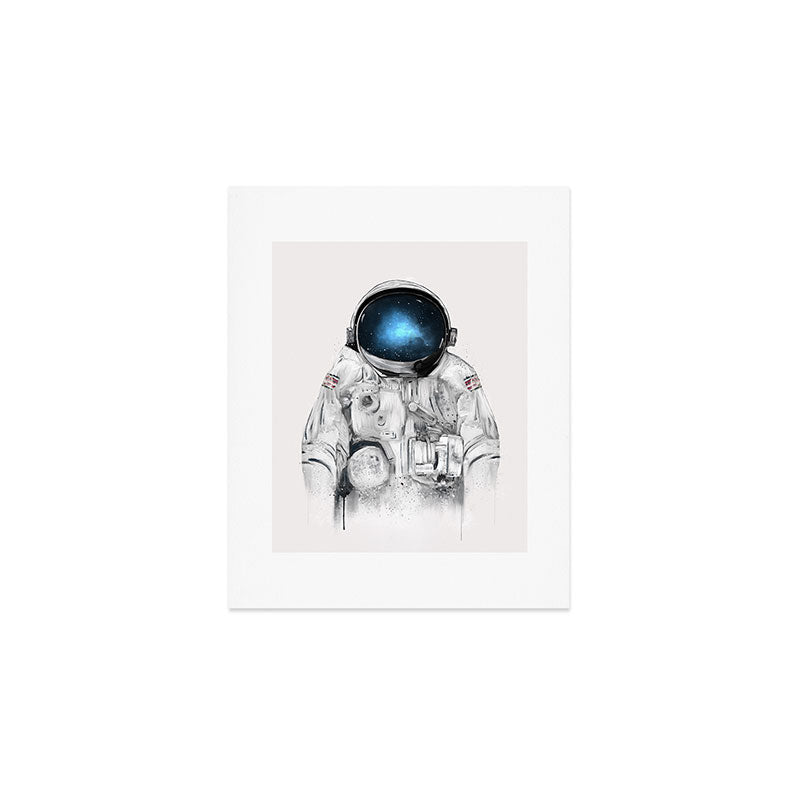 the astronaut Art Print Gallery Image 1