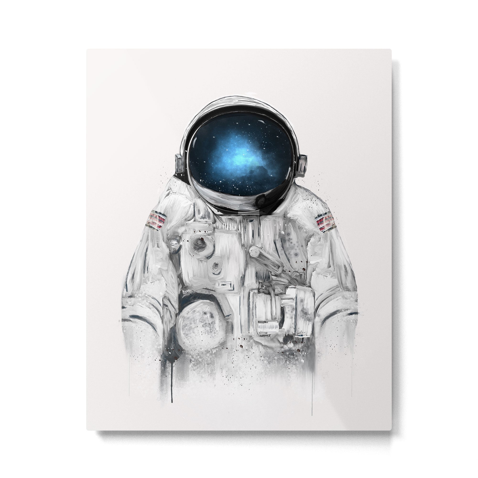 the astronaut Metal Print Gallery Image 6