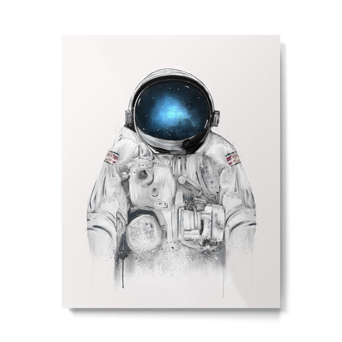the astronaut Metal Print Gallery Image 1