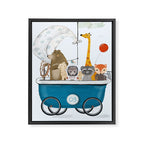 the bath cart Framed Canvas Print Gallery Image 8