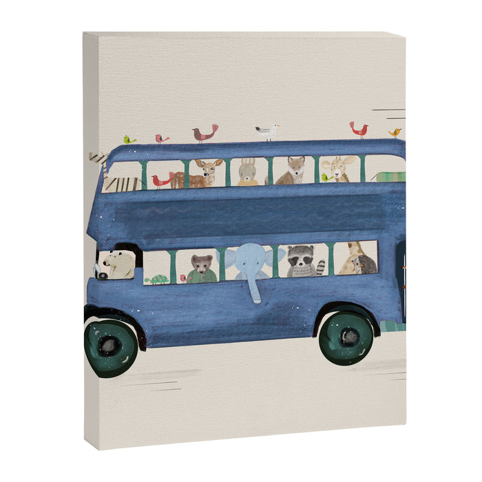the big blue bus Canvas Print Gallery Image 1